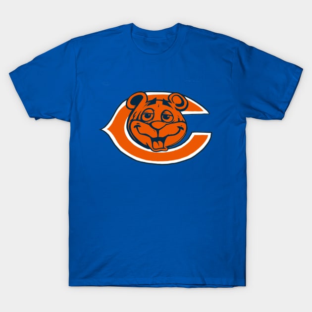 Sugar Bear x Chicago Bears T-Shirt by AndrewKennethArt